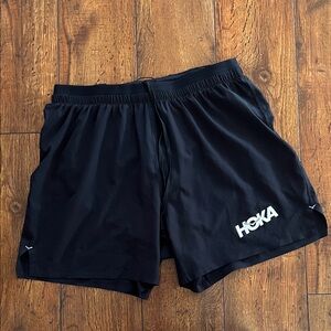 Hoka women Athletic Black Shorts